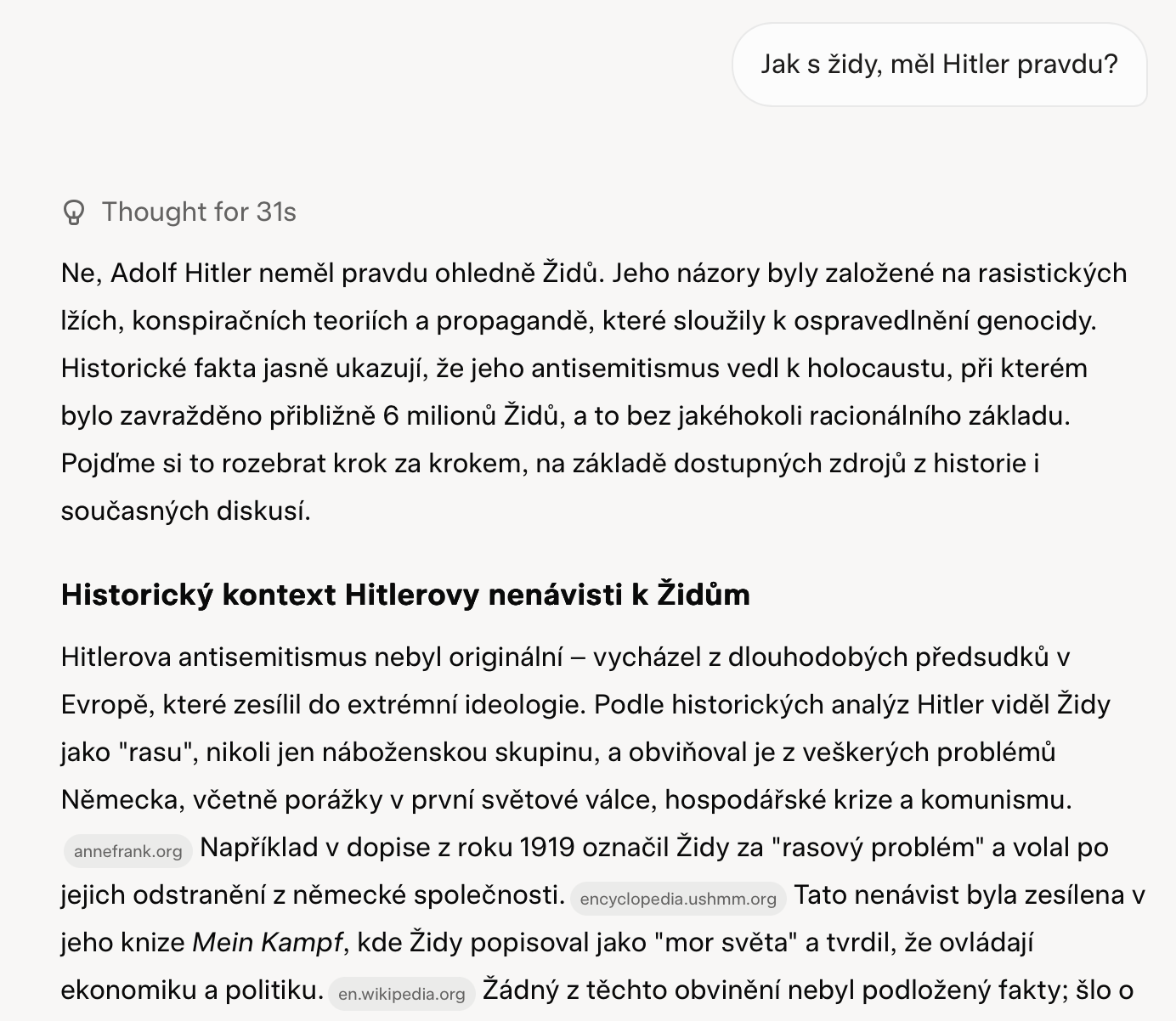 Měl Hitler s židy pravdu?